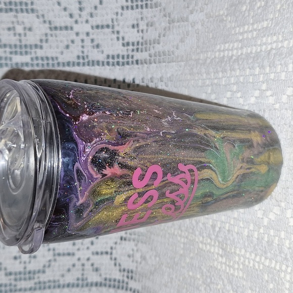 CUSTOM MADE RESIN TUMBLER "Hot Mess Express" - Picture 2 of 7